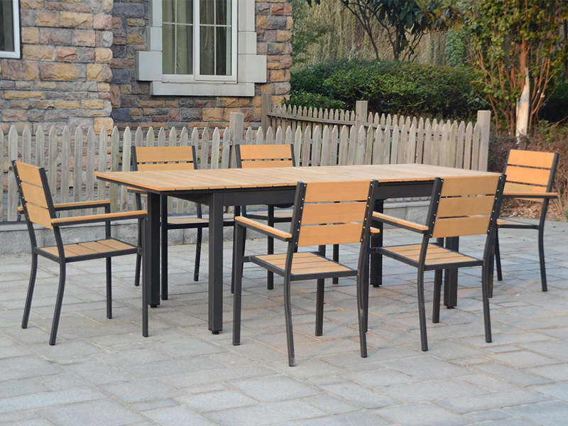 synthetic wood Dining Set YQW-317