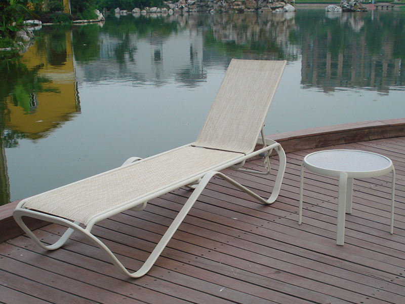 Swimming Pool Sun Bed Lounger, aluminum lounge, outdoor lounge, hotel pool lounge YQ-TB-431A