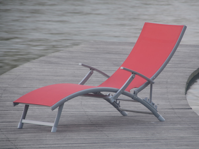  Sun Lounger Deck Chair Foldable lounge, folding relax chair, aluminum folding outdoor chair YQ-TB-447