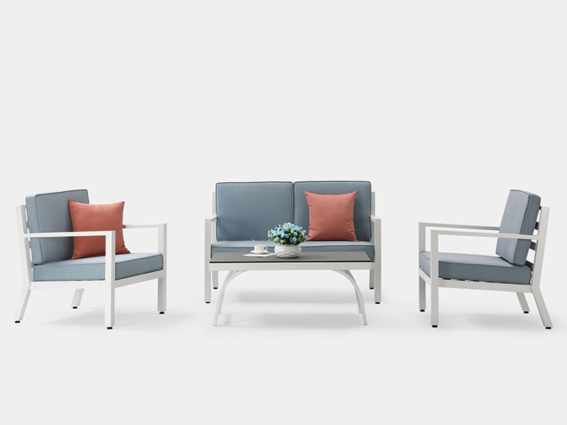 4pcs aluminum frame sofa set, garden furniture YQA-1097